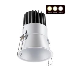 358910 SPOT NT22 268 белый Встраиваемый светодиодный светильник с переключателем цветовой температуры IP20 LED 3000К\4000К\6000К 18W 220V LANG