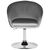 Кресло дизайнерское DOBRIN EDISON, серый велюр (1922-19),изображение6