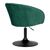 Кресло дизайнерское DOBRIN EDISON BLACK, зеленый велюр (1922-9),изображение4