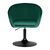 Кресло дизайнерское DOBRIN EDISON BLACK, зеленый велюр (1922-9),изображение6