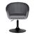 Кресло дизайнерское DOBRIN EDISON BLACK, серый велюр (1922-19),изображение6