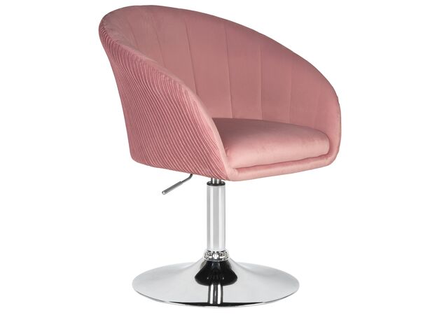 Кресло дизайнерское DOBRIN EDISON, розовый велюр (1922-16),изображение2