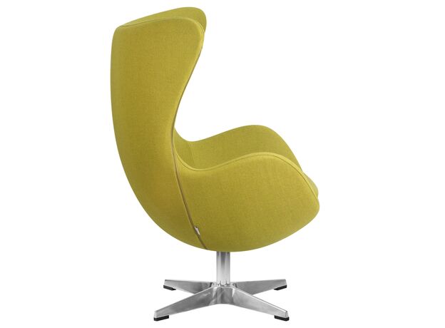 Кресло дизайнерское DOBRIN EGG, светло-зеленая ткань AF3,изображение3