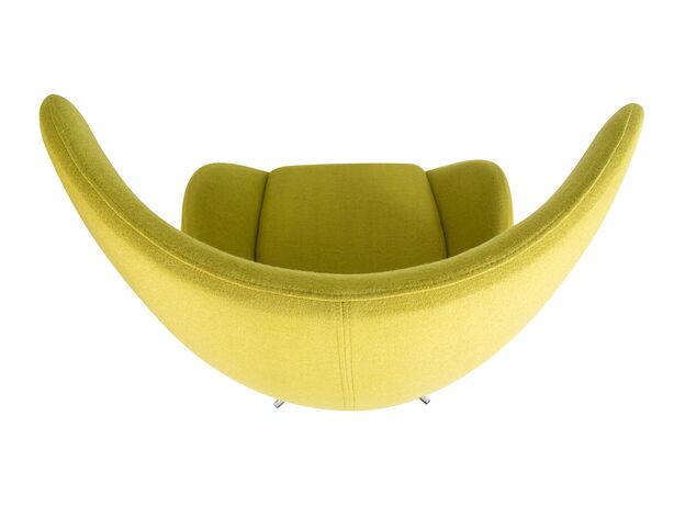 Кресло дизайнерское DOBRIN EGG, светло-зеленая ткань AF3,изображение7