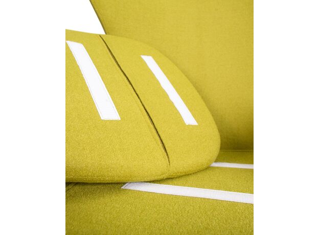 Кресло дизайнерское DOBRIN EGG, светло-зеленая ткань AF3,изображение10
