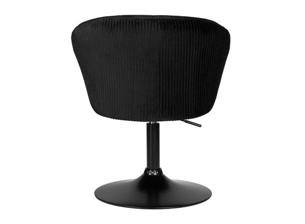 Кресло дизайнерское DOBRIN EDISON BLACK, черный велюр (1922-21),изображение5