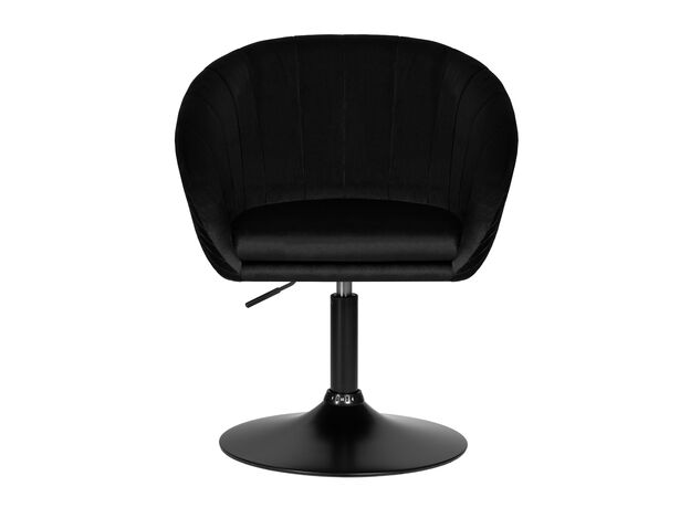 Кресло дизайнерское DOBRIN EDISON BLACK, черный велюр (1922-21),изображение6