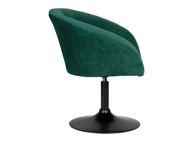 Кресло дизайнерское DOBRIN EDISON BLACK, зеленый велюр (1922-9),изображение3