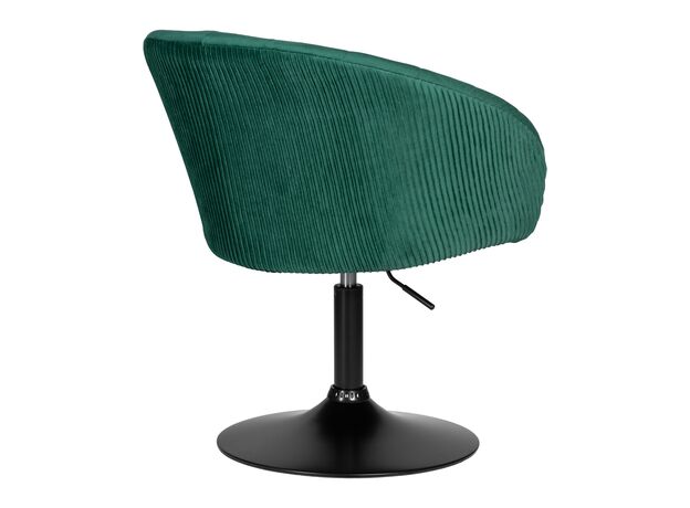 Кресло дизайнерское DOBRIN EDISON BLACK, зеленый велюр (1922-9),изображение4