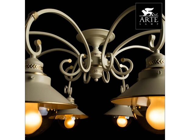 Потолочная люстра Arte Lamp Grazioso A4577PL-8WG,изображение4